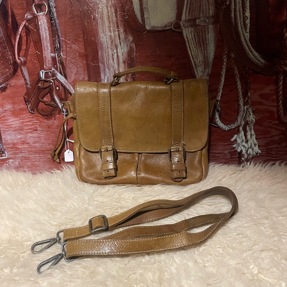 Roots Tribe leather messenger bag # 4